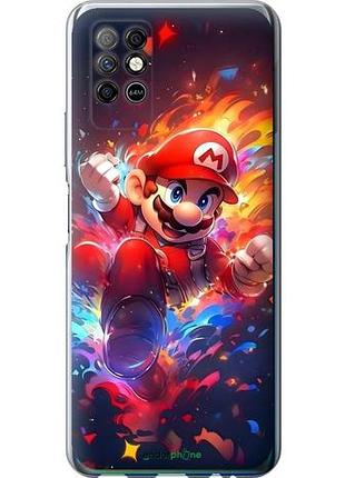Чехол на infinix note 8 супер марио