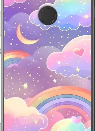 Чохол на sony xperia xa2 h4113 хмарка та веселка