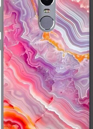 Чехол на xiaomi redmi note 4 мрамор 2 сяоми редми ноут 42