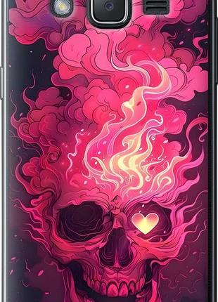 Чехол на samsung galaxy j2 j200h череп арт самсунг й2 й200х