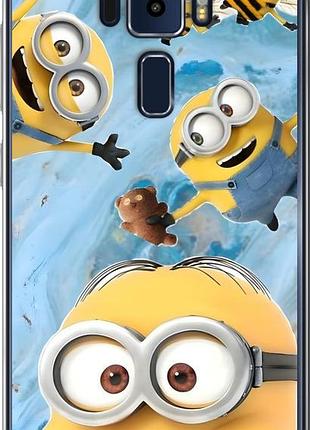 Чехол на asus zenfone 3 ze520kl миньоны асус зенфон 3 зе520кл