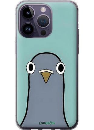 Чехол на iphone 14 pro max голубь айфон 14 про макс