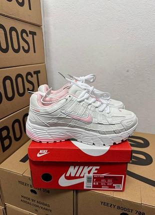 Nike p-6000 white pink