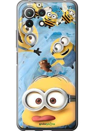 Чехол на xiaomi mi 11 lite миньоны сяоми ми 11 лайт