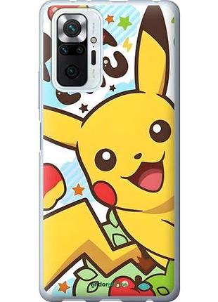 Чехол на xiaomi redmi note 10 pro пикачу 2 сяоми редми ноут 10 про2