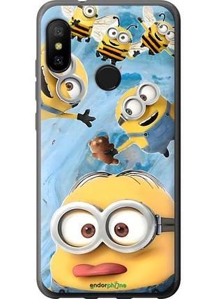 Чехол на xiaomi redmi 6 pro миньоны сяоми редми 6 про