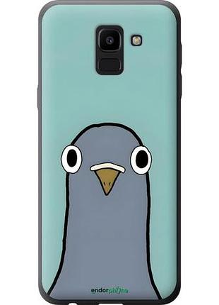 Чехол на samsung galaxy j6 2018 голубь самсунг й6 2018