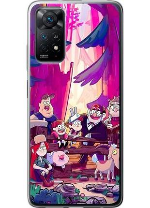 Чехол на xiaomi redmi note 11 гравити фолз сяоми редми ноут 11