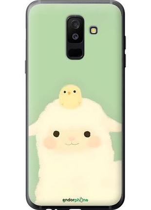 Чехол на samsung galaxy a6 plus 2018 барашек и ципленок самсунг а6 плюс 2018