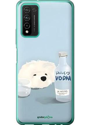 Чехол на huawei honor 10x lite пес водка