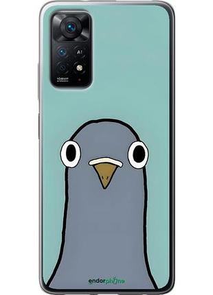 Чехол на xiaomi redmi note 11 голубь сяоми редми ноут 11