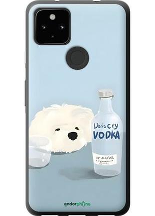 Чехол на google pixel 5a пес водка гугл пиксель 5а