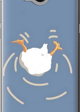 Чехол на huawei y5 2017 смешная утка, гусь хуавей у5 2017