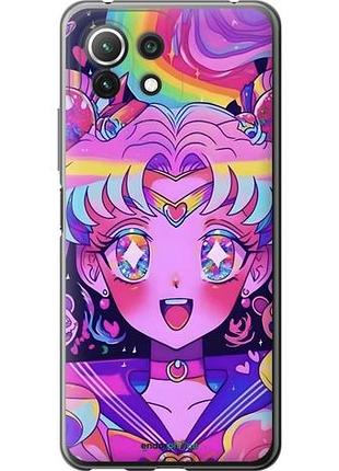 Чехол на xiaomi mi 11 lite сейлор мун 3 сяоми ми 11 лайт