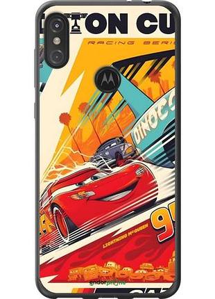 Чехол на motorola one power тачки моторола ван повер