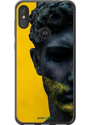 Чехол на motorola one power статуя арт