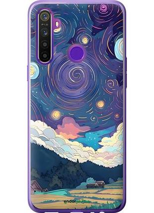 Чехол на realme 5 креатинвый арт риалми 5