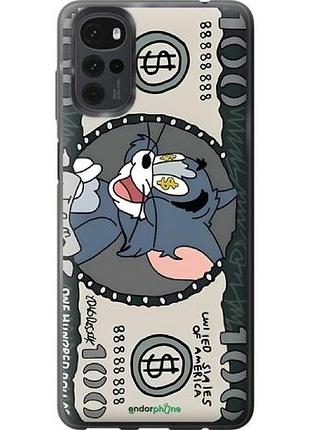 Чехол на motorola g22 том и джерри моторола г22