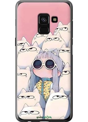 Чохол на samsung galaxy a8 2018 a530f малятко з котами