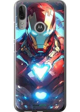 Чохол на motorola moto e6 plus залізна людина