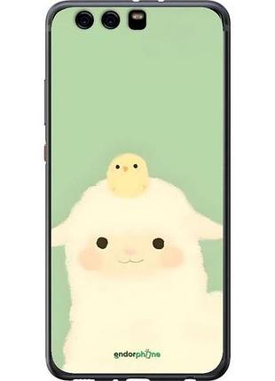 Чехол на huawei p10 plus барашек и ципленок хуавей п10 плюс