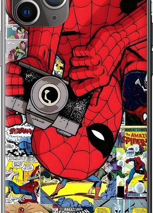 Чехол на iphone 11 pro max человек паук, spiderman 2 айфон 11 про макс 2