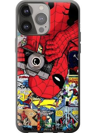 Чехол на iphone 13 pro max человек паук, spiderman 2 айфон 13 про макс 2