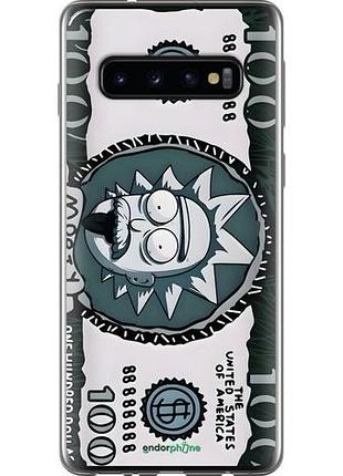 Чехол на samsung galaxy s10 рик 100 самсунг с10