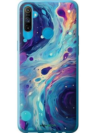 Чохол на realme c3 арт акварель