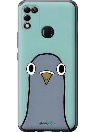 Чехол на infinix hot 11 play голубь инфикс хот 11 плей