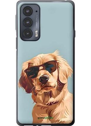 Чехол на motorola edge 20 пес в очках моторола эдж 20
