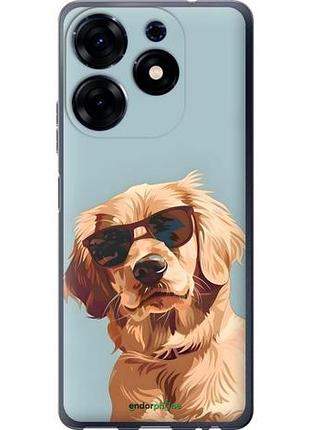 Чехол на tecno spark 10 pro пес в очках текно спарк 10 про