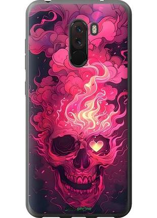 Чехол на xiaomi pocophone f1 череп арт сяоми покоphone ф1