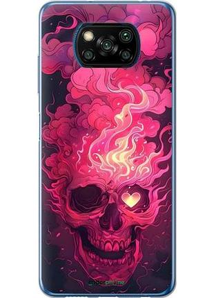 Чехол на xiaomi poco x3 pro череп арт сяоми поко х3 про