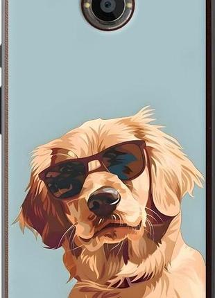 Чехол на motorola moto x2 пес в очках моторола мото х2