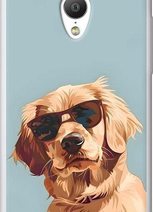 Чехол на meizu mx3 пес в очках мейзу мх3
