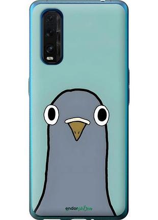 Чехол на oppo find x2 голубь оппо файнд х2