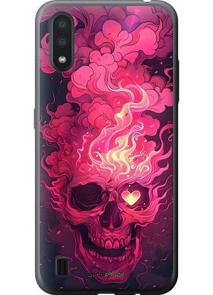 Чохол на samsung galaxy a01 a01f череп арт