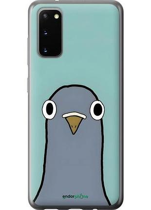 Чехол на samsung galaxy s20 голубь самсунг с20