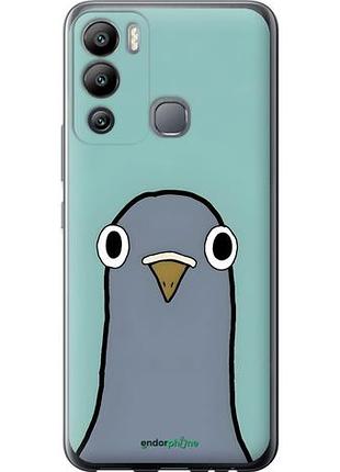 Чехол на infinix hot 12i голубь инфикс хот 12и