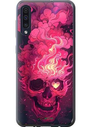 Чехол на samsung galaxy a30s a307f череп арт самсунг а30с а307ф