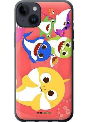Чехол на iphone 14 plus бейби шаркс айфон 14 плюс