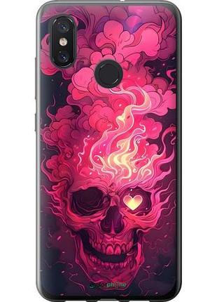 Чохол на xiaomi mi8 череп арт
