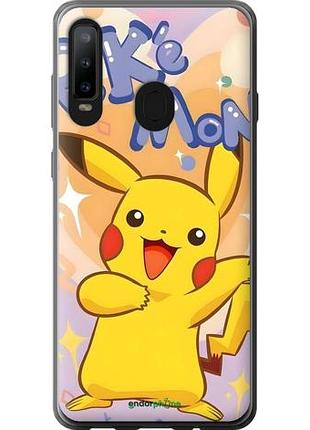 Чохол на samsung galaxy a8s пікачу