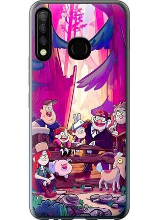 Чехол на tecno camon 12 cc7 гравити фолз текно камон 12 сс7