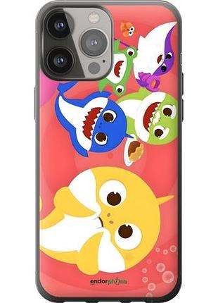 Чехол на iphone 13 pro max бейби шаркс айфон 13 про макс