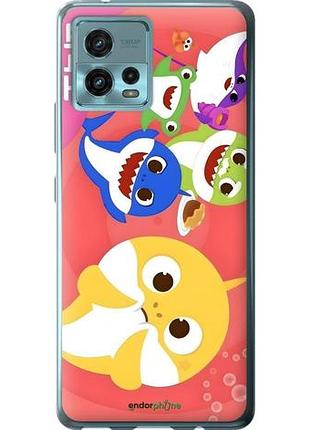 Чехол на motorola g72 бейби шаркс моторола г72