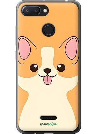 Чехол на xiaomi redmi 6 милый пес сяоми редми 6
