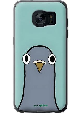 Чехол на samsung galaxy s7 edge g935f голубь самсунг с7 эдж г935ф
