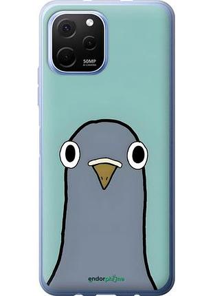 Чехол на huawei nova y61 голубь хуавей нова у61